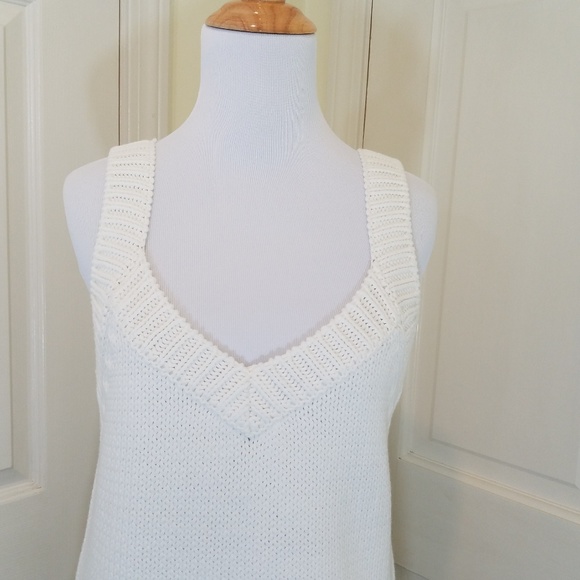 ZARA KNIT V-NECK SLEEVELESS TUNIC - Picture 3 of 7